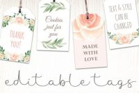 Printable Baby Shower Labels, Editable Gift Tags, Bridal pertaining to Baby Shower Label Template For Favors