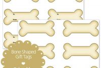 Printable Bone Shaped Gift Tags – Printable Treats | Diy Dog with regard to Dog Treat Label Template