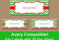 Printable Christmas Address Labels, Editable Holiday Address with regard to Christmas Return Address Labels Template