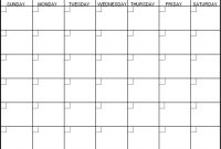 Printable Clalendar Templates | Blank Calendar Template in Blank One Month Calendar Template