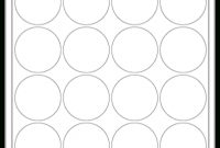 Round White Labels (45Mm) within Round Sticker Labels Template