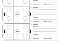 Sample Hockey Score Sheet intended for Blank Hockey Practice Plan Template