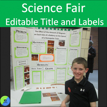 Science Fair Project Labels And Title Template: Editable pertaining to Science Fair Labels Templates