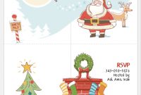 Secret Santa Gift Exchange Invitation Template | Word pertaining to Secret Santa Label Template
