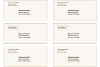 Shipping Labels (Sienna Design, 10 Per Page, Works With with regard to 2X4 Label Template