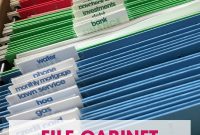 Simple Steps To Get Your File Cabinet Organized With Free regarding File Cabinet Label Template