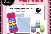 Soap Bubble Wrappers Templatesboop Printable Designs pertaining to Bubble Bottle Label Template