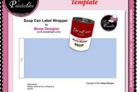 Soup Can Label Templateboop Designs | Printable Craft inside Craft Label Templates