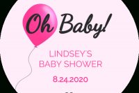 Spice Up Your Baby Shower With This Printable Sticker pertaining to Baby Shower Label Template For Favors