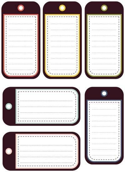 Still Playing With Printable Journaling Tags And Elements inside Blank Luggage Tag Template