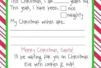 Top 15 Best Blank Letters To Santa: Free Printable Templates pertaining to Blank Letter From Santa Template