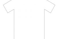 Tshirt Png Outline Transparent Tshirt Outline Images inside Blank T Shirt Outline Template