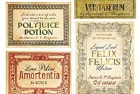 Tuto: Harry Potter Potion Bottle | Anniversary Harry Potter with regard to Harry Potter Potion Labels Templates
