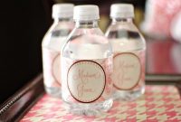 Tutorial And Downloadable Template For Diy Printable Water pertaining to Diy Water Bottle Label Template