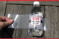 Tutorial – Cheaply Waterproof Your Water Bottle Labels | Diy inside Diy Water Bottle Label Template