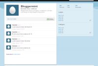 Twit Plus – Twitter Inspired Blogger Template inside Blank Twitter Profile Template