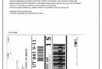 Ups Label Template – Printable Label Templates regarding Ups Shipping Label Template