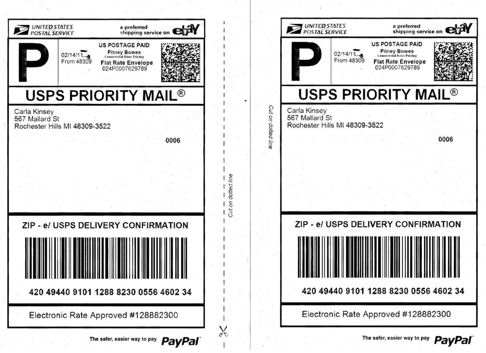 Usps Shipping Label Template World Of Template Format In for Usps Shipping Label Template