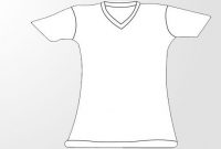 V-Neck T-Shirt Template Women | Shirt Template, Clothing in Blank V Neck T Shirt Template