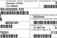 Vda-Label/etikett/warenanhänger 4902 Drucken regarding A5 Label Template