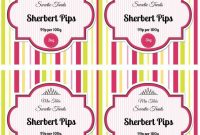Vibrant "candy Stripe" Sweet Jar Label Ideas | Label with regard to Sweet Labels Template