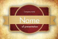Vintage Label Theme Powerpoint Templates And Google Slides for Google Label Templates