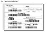 Warenanhänger Vda 4902 In Sap | Solidforms pertaining to A5 Label Template