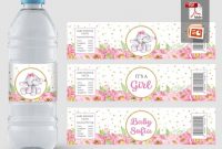 Water Bottle Label Template ~ Addictionary intended for Water Bottle Label Template Free Word