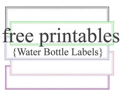 Water Bottle Label Template - Bing Images | Water Bottle within Free Printable Water Bottle Label Template