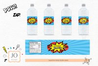 Water Bottle Labels – Jo Studio – Party Printables And with Superhero Water Bottle Labels Template