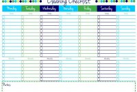 Welcome | House Cleaning Checklist, Cleaning Schedule pertaining to Blank Cleaning Schedule Template