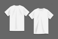 White Blank T-Shirt Template Vector – Download Free Vectors within Blank Tee Shirt Template