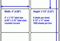 White Shipping Labels, Laser Shipping Labels, Similar To intended for 8 X 3 Label Template