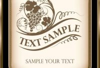 Wine Bottle Label Template Free Download - Google Search intended for Wine Bottle Label Design Template