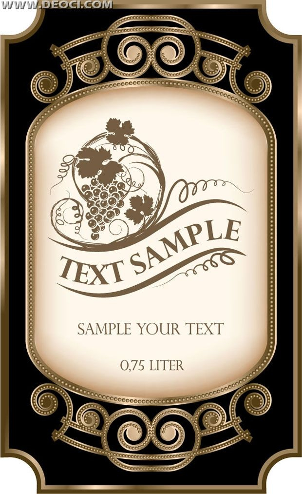 Wine Bottle Label Template Free Download - Google Search intended for Wine Bottle Label Design Template