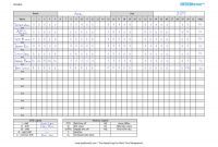 Work Schedule Template (Excel & Pdf) [Download] – Tracktime24 with Blank Monthly Work Schedule Template