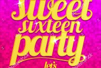 13+ Sweet 16 Banner Designs & Templates – Psd, Ai | Free with regard to Sweet 16 Banner Template