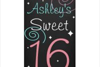 13+ Sweet 16 Banner Designs & Templates – Psd, Ai | Free with Sweet 16 Banner Template