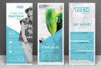 49+ Best Roll Up Banner Mockups And Templates 2020 with Pop Up Banner Design Template