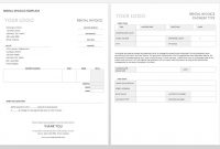 55 Free Invoice Templates | Smartsheet pertaining to Invoice Template For Work Done