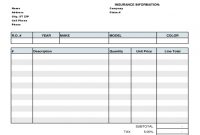Auto Repair Invoice – 1 Free Templates In Pdf, Word, Excel within Free Auto Repair Invoice Template Excel