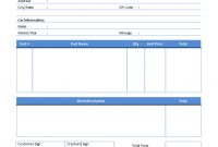 Auto Repair Invoice | Templates At Allbusinesstemplates with regard to Free Auto Repair Invoice Template Excel