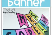Banner Template {All Caps} | Classroom Banner, 3Rd Grade throughout Classroom Banner Template