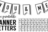 Banner Templates Free Printable Abc Letters | Paper Trail Design pertaining to Letter Templates For Banners