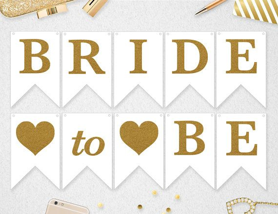 Bride To Be Banner, Bride To Be, Bridal Shower Banner, Bride pertaining to Bride To Be Banner Template