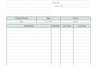 Building Construction Bill Format within Invoice Template For Builders