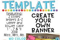 Bunting Banner Template | Classroom Banner, Classroom regarding Classroom Banner Template