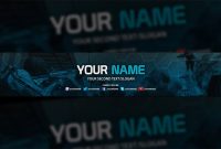 Clean Youtube Banner Template – Youtube Banner Templates intended for Yt Banner Template