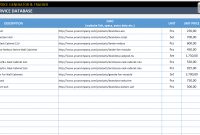 Commercial Invoice Generator & Tracker Excel Template for Invoice Tracking Spreadsheet Template
