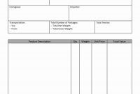 Commercial Invoice In Export | Format & Documentation | Drip inside Commercial Invoice Packing List Template